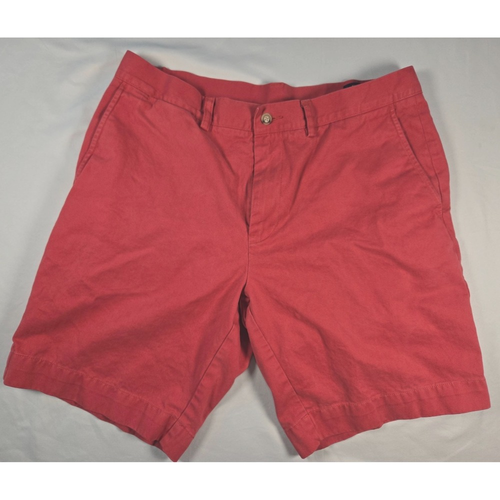 Polo Ralph Lauren Classic Fit Chino Shorts Mens Sz 34 Coral Salmon 100% Cotton